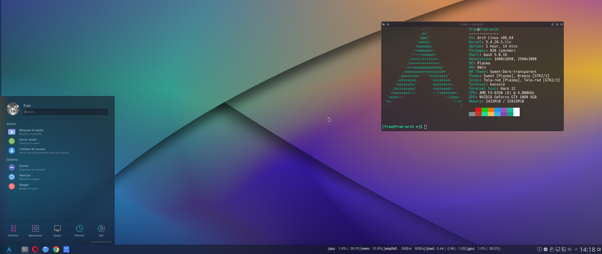 Instalar Arch Linux Con Kde Plasma En 2020 Fran Aramayo